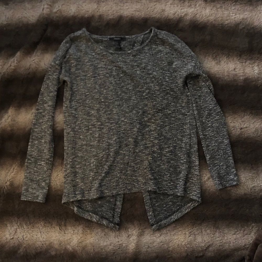 Forever 21 Split Back Marled Sweater Small - Picture 2 of 4
